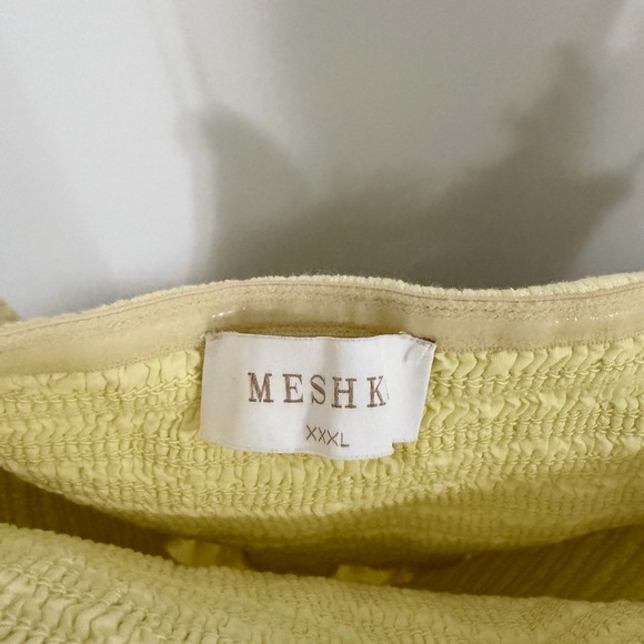 Meshki Yellow Strapless Smocked Maxi Dress | Summer Wedding, Vacation - Picture 5 of 12